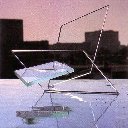 Glas-Schatten-Skulptur